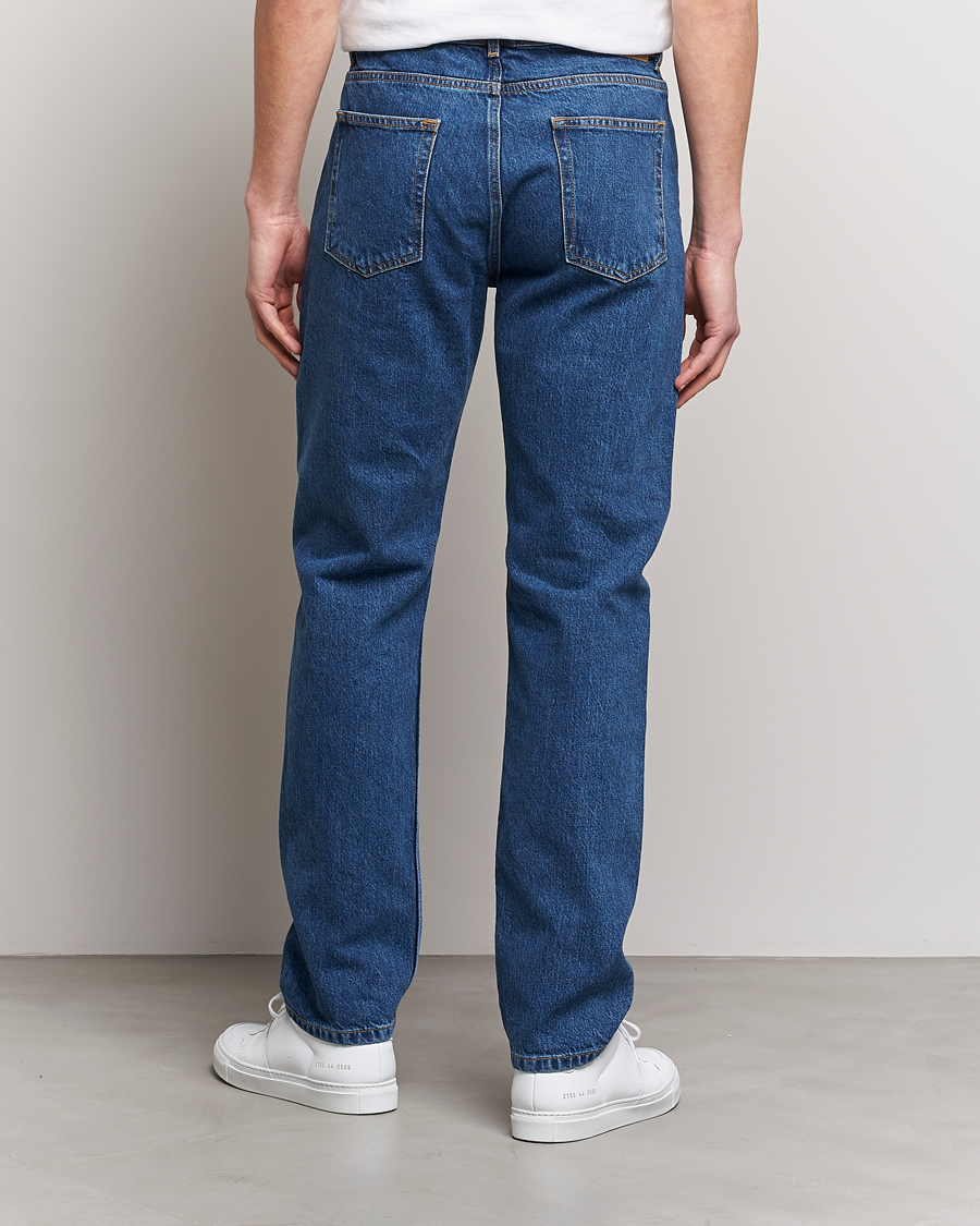 Herre | Jeans | J.Lindeberg | Cody Flat Indigo Regular Jeans Mid Blue