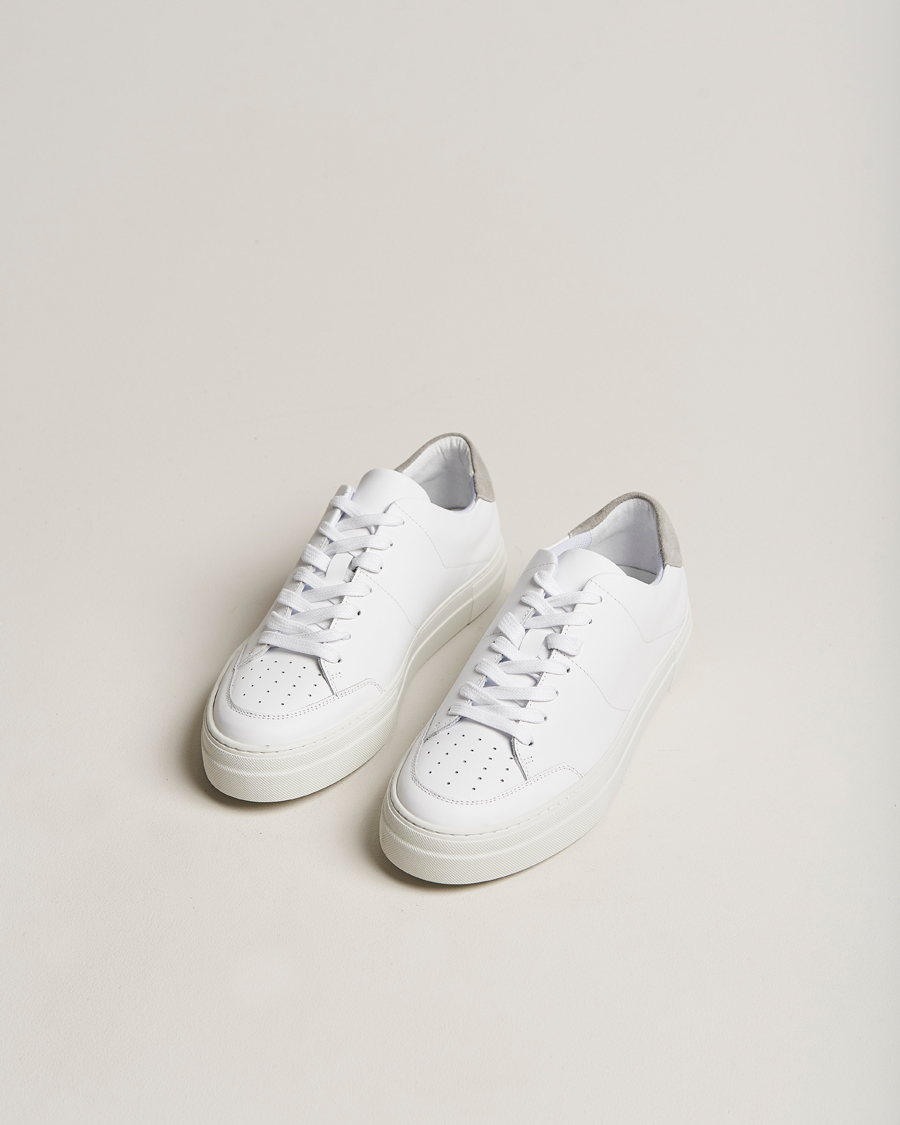 Herre | Business & Beyond | J.Lindeberg | Art Signature Leather Sneaker White