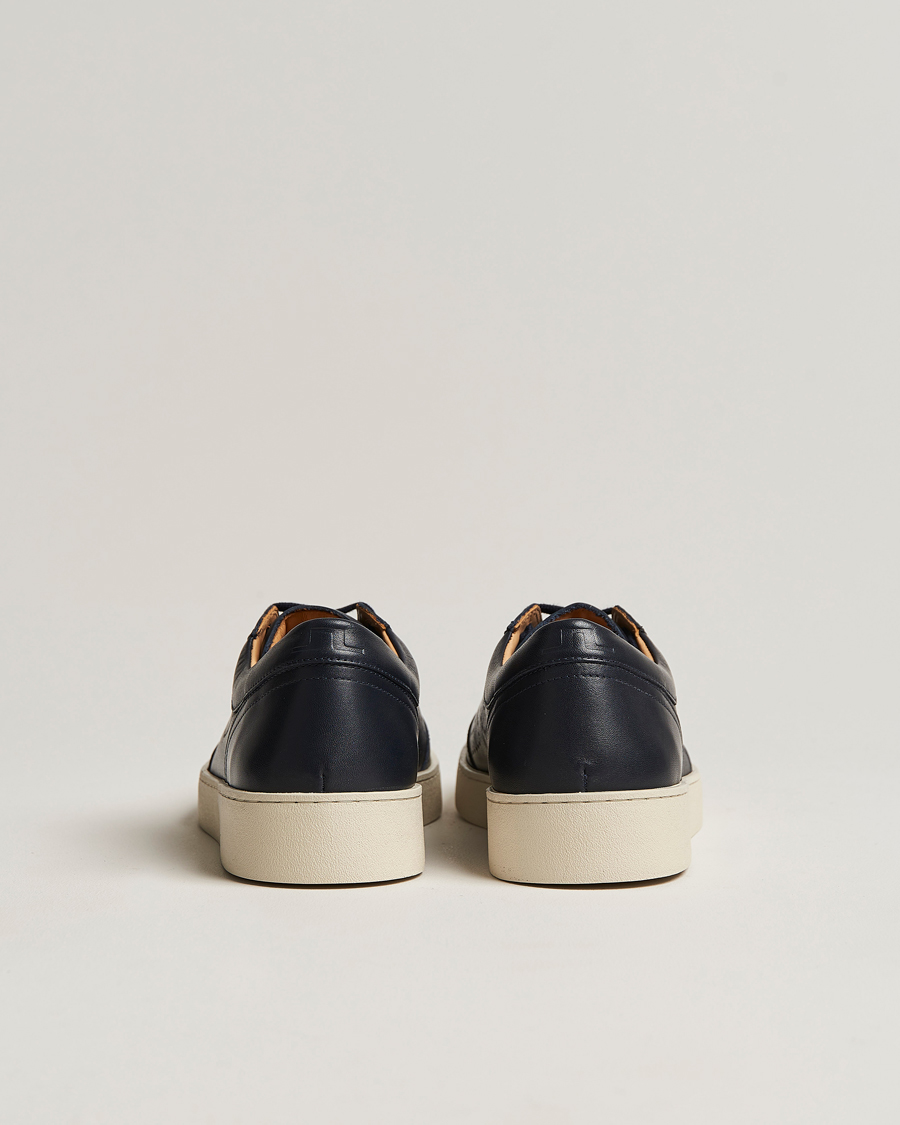 Herre | J.Lindeberg Art Tennis Leather Sneaker Navy | J.Lindeberg | Art Tennis Leather Sneaker Navy