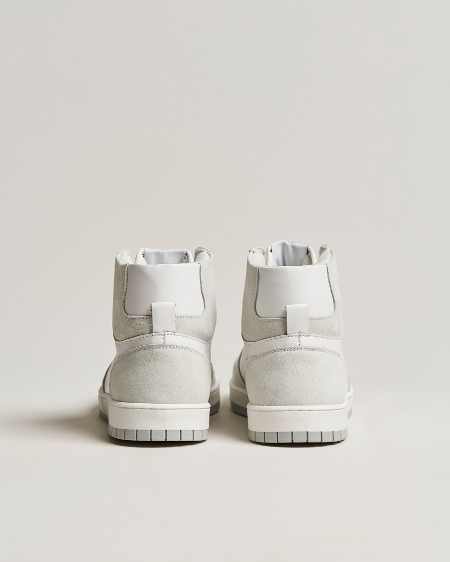 Herre | J.Lindeberg Kane High Top Leather Sneaker White | J.Lindeberg | Kane High Top Leather Sneaker White