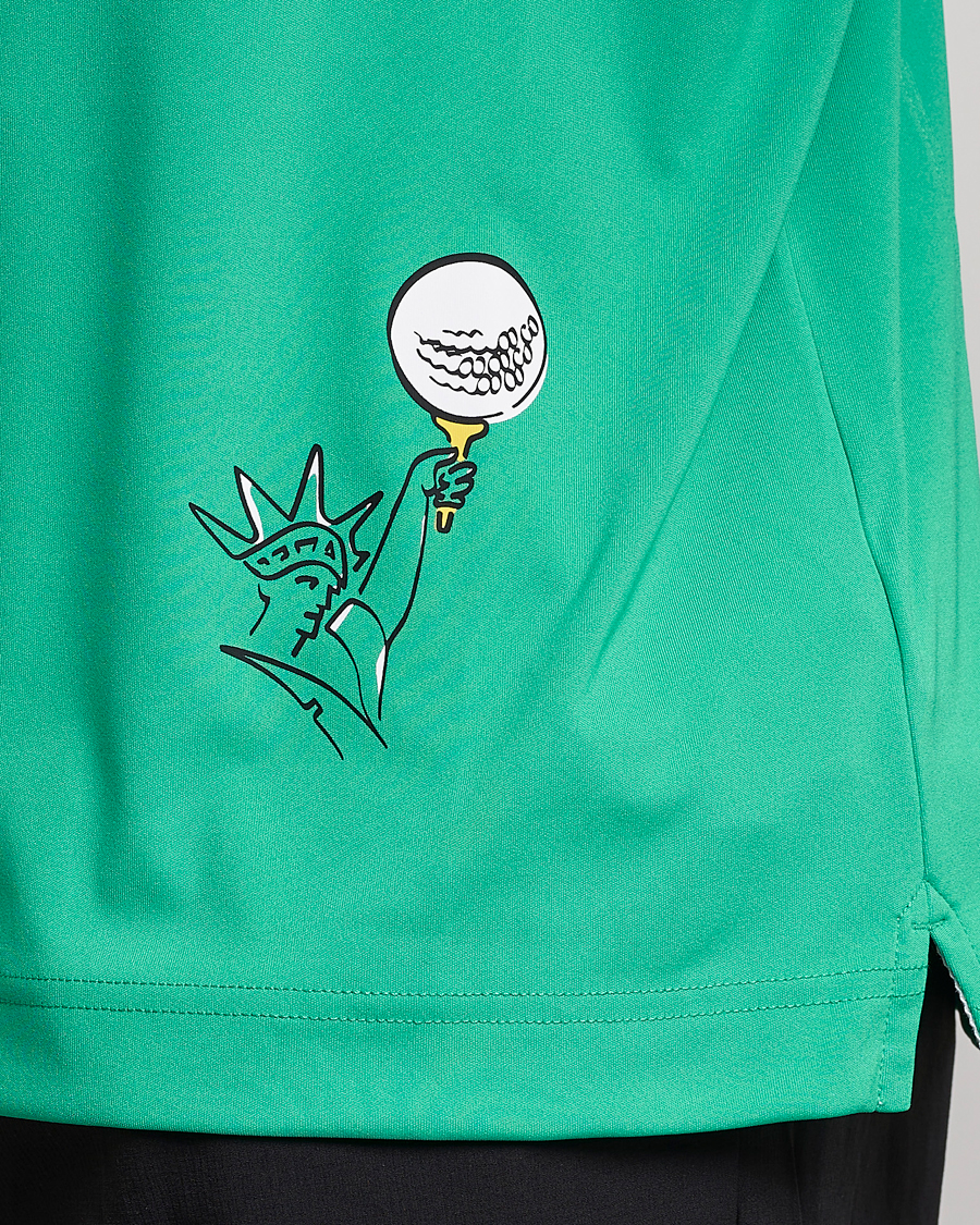 Herre | Pikéer | J.Lindeberg | KV PGA Printed Jersey Polo Blarney Green