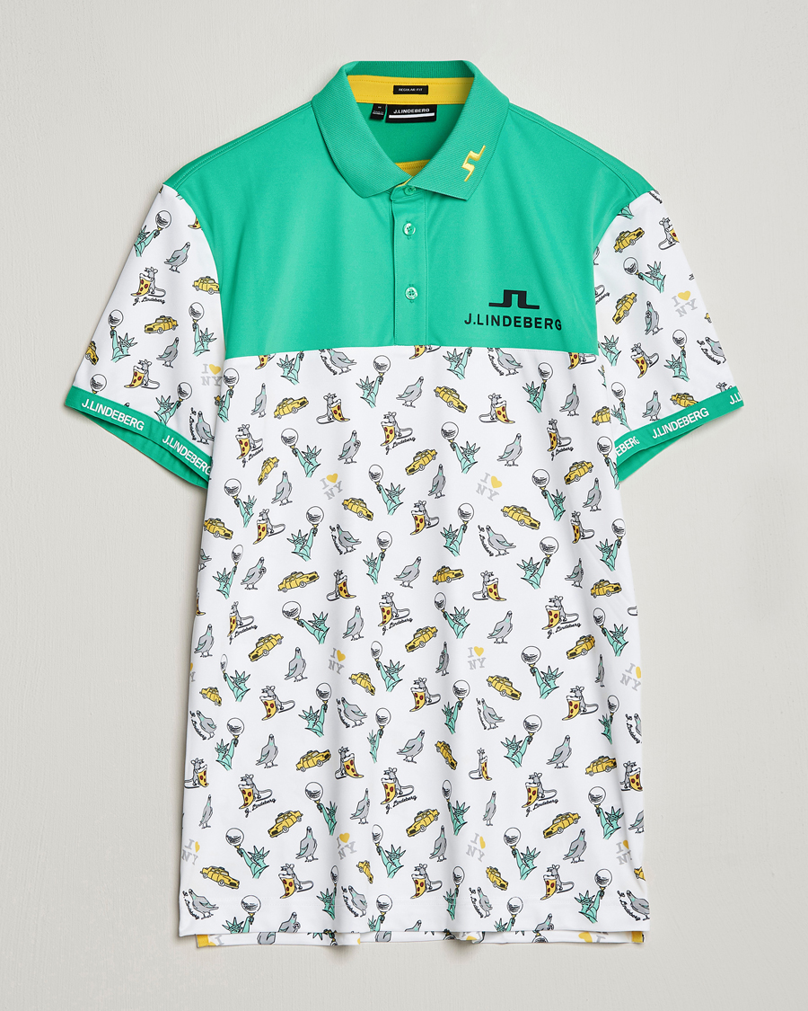 Herre | Pikéer | J.Lindeberg | Jeff PGA TX Jersey Polo White