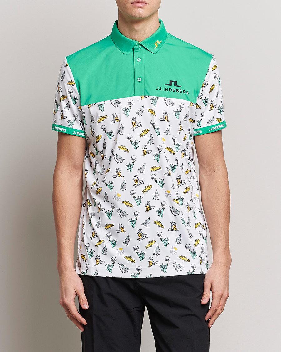 Herre | Pikéer | J.Lindeberg | Jeff PGA TX Jersey Polo White