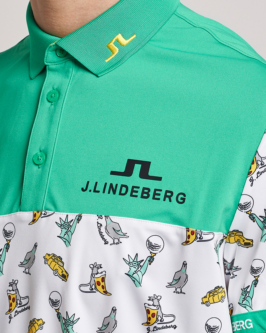 Herre | Pikéer | J.Lindeberg | Jeff PGA TX Jersey Polo White