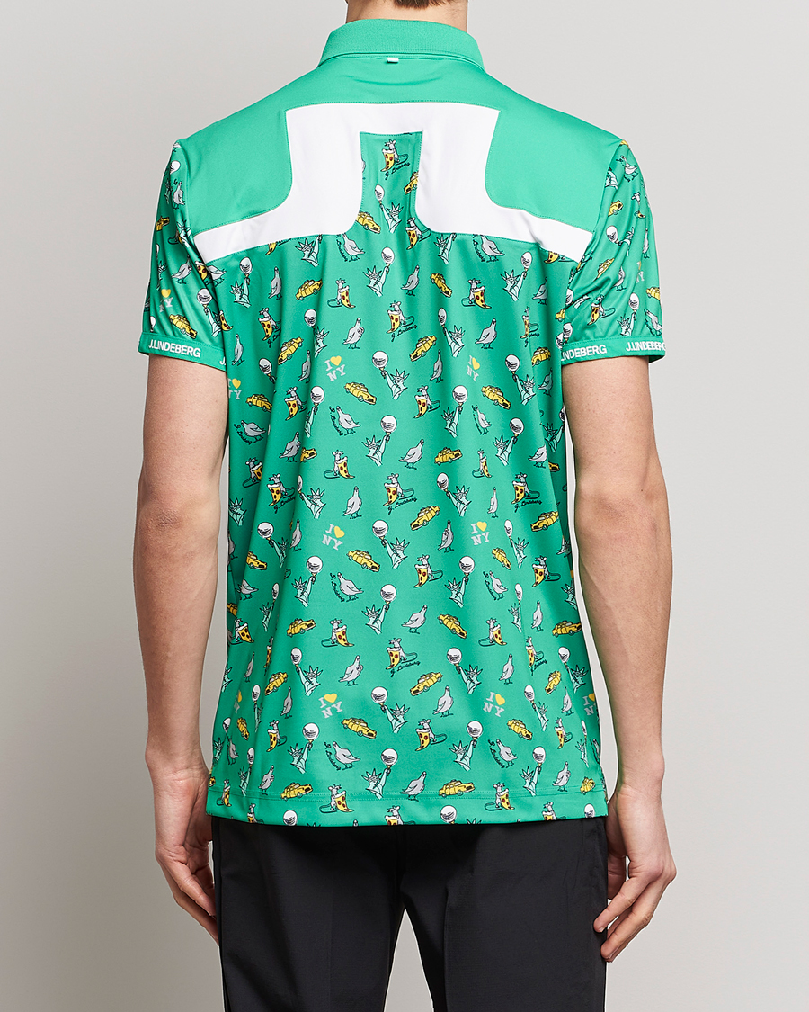 Herre | Pikéer | J.Lindeberg | Jeff PGA TX Jersey Polo Blarney Green