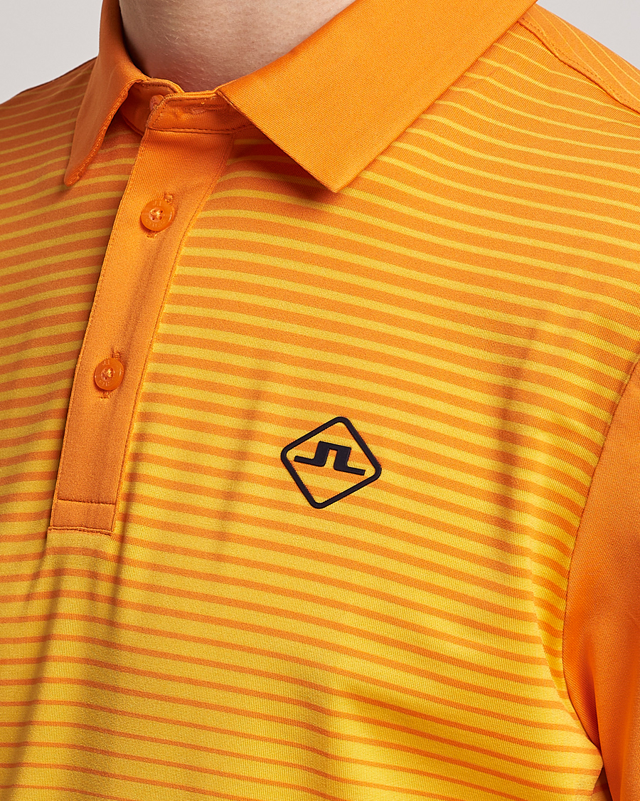 Herre | Pikéer | J.Lindeberg | Lowell Faded Slim Fit Polo Russet Orange