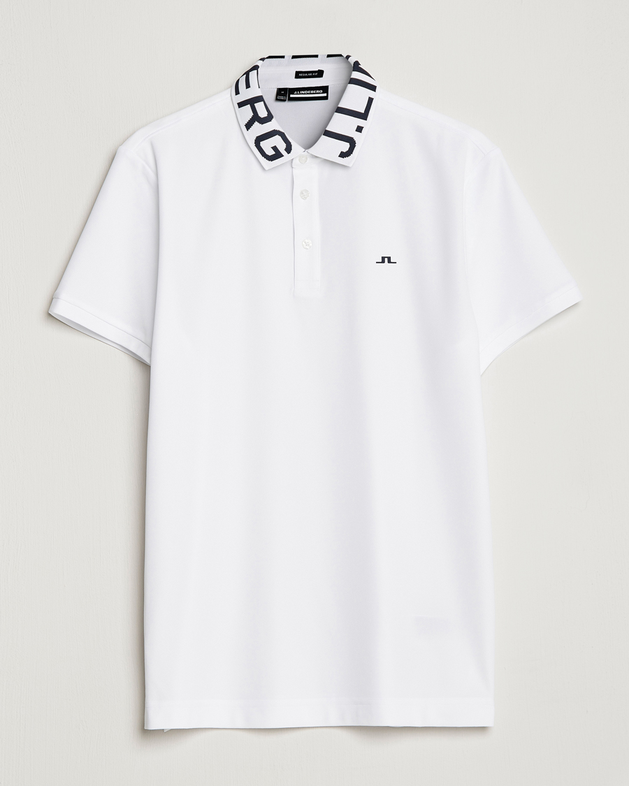 Herre | Pikéer | J.Lindeberg | Gus Regular Polo White