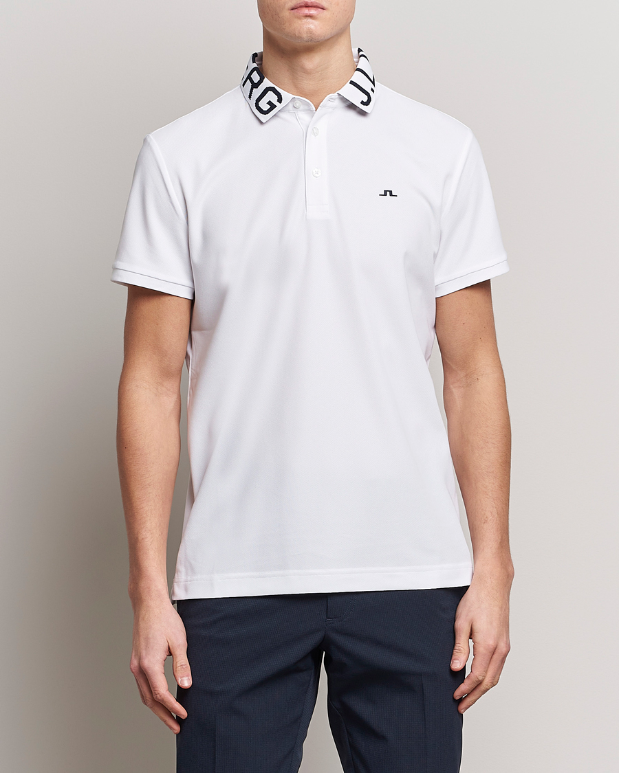 Herre | Pikéer | J.Lindeberg | Gus Regular Polo White