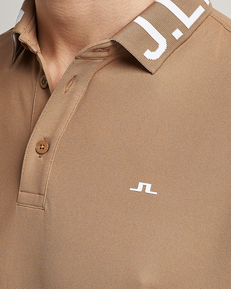 Herre | Pikéer | J.Lindeberg | Gus Regular Polo Tiger Brown
