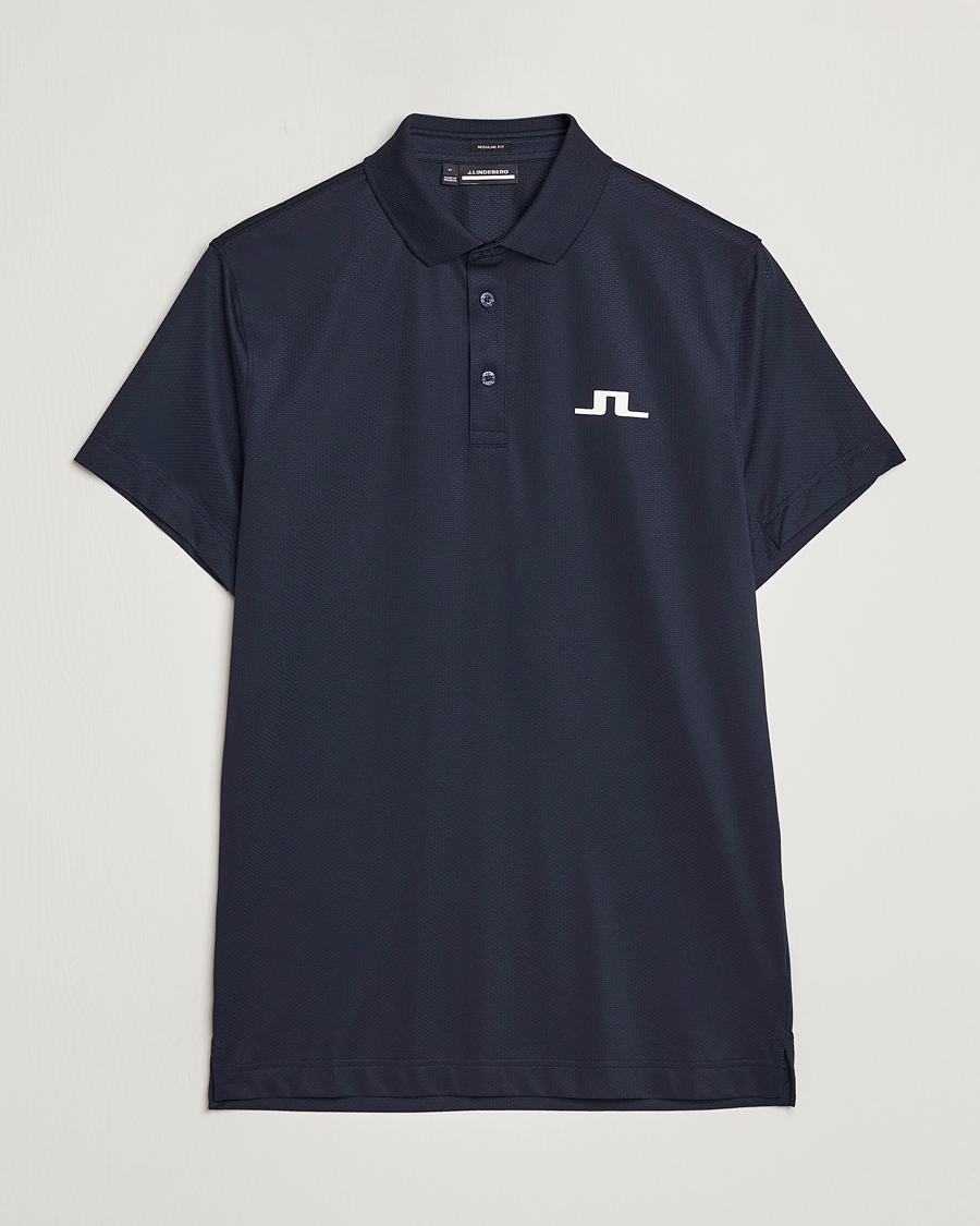 Herre | Pikéer | J.Lindeberg | Bridge Regular Fit Polo Navy