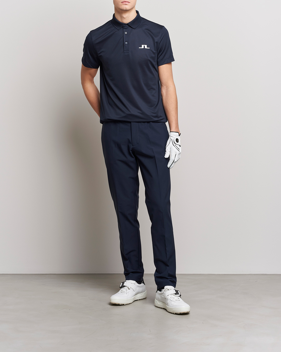 Herre | Pikéer | J.Lindeberg | Bridge Regular Fit Polo Navy