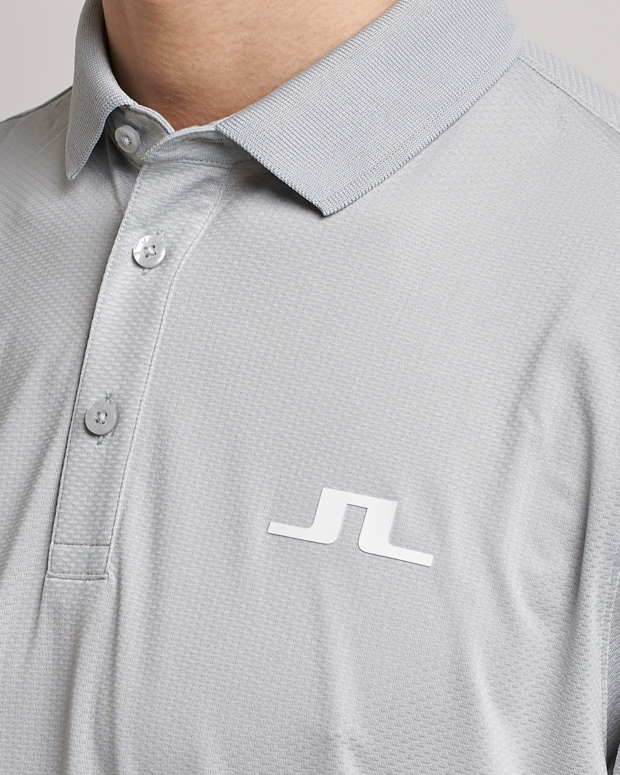 Herre | Pikéer | J.Lindeberg | Bridge Regular Fit Polo High Rise Grey