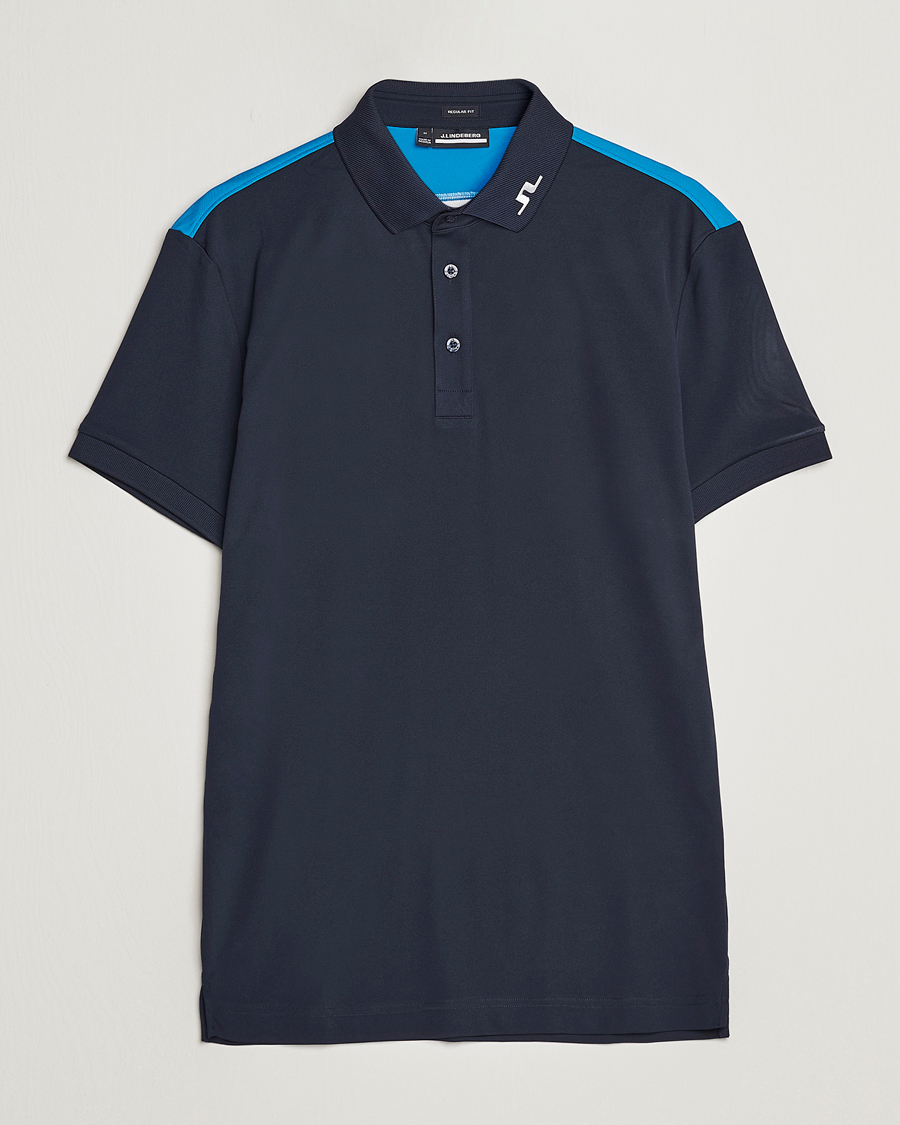 Herre | Pikéer | J.Lindeberg | Jeff Regular Fit Polo Navy