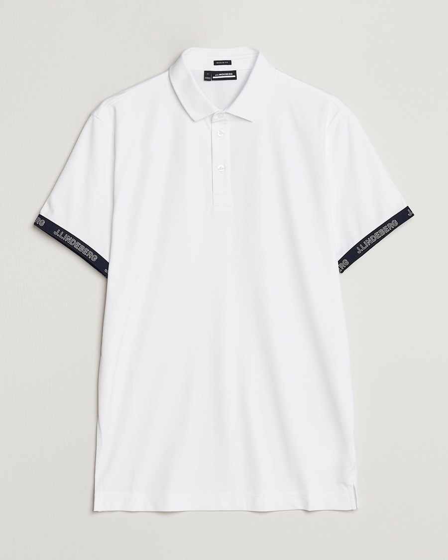 Herre | Pikéer | J.Lindeberg | Guy Regular Fit Polo White