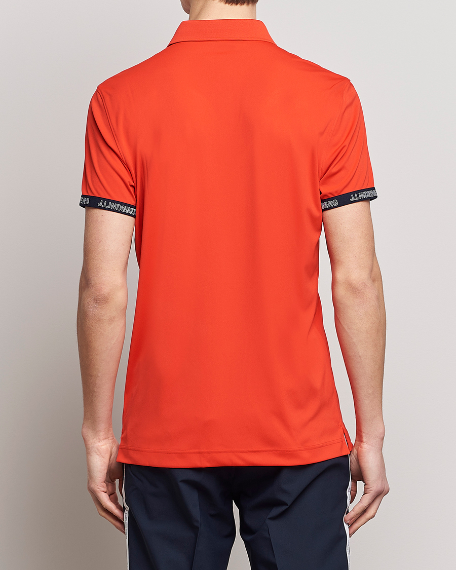 Herre | Pikéer | J.Lindeberg | Guy Regular Fit Polo Fiery Red