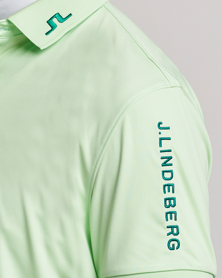 Herre | Pikéer | J.Lindeberg | Tour Tech Regular Fit Polo Patina Green
