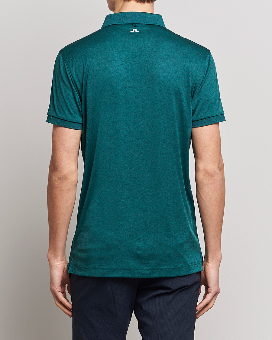 Herre | Pikéer | J.Lindeberg | Tour Tech Regular Fit Polo Rain Forest Melange