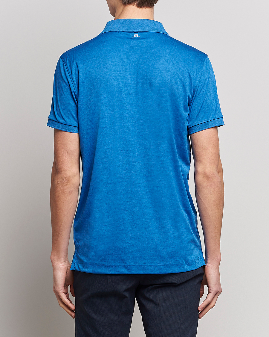 Herre | Pikéer | J.Lindeberg | Tour Tech Regular Fit Polo Lapis Blue Melange