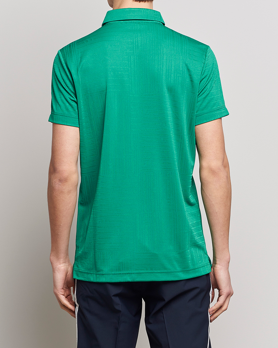Herre | Pikéer | J.Lindeberg | Alfred Mesh Jacquard Regular Fit Polo Bosphorus