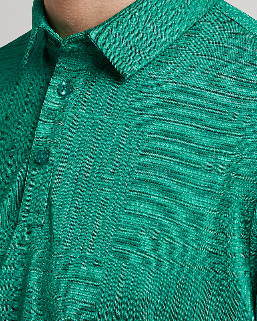 Herre | Pikéer | J.Lindeberg | Alfred Mesh Jacquard Regular Fit Polo Bosphorus