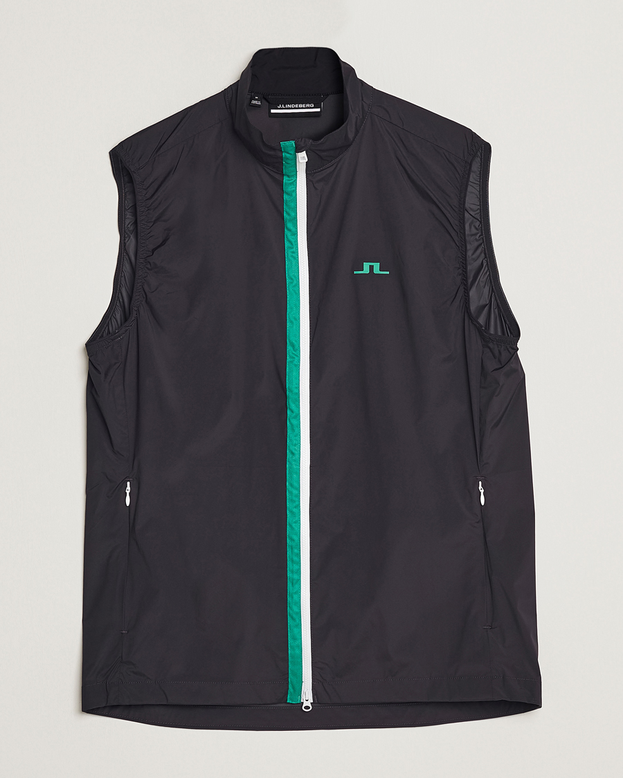 Herre | Vester | J.Lindeberg | Ash Light Packable Vest Rain Forest