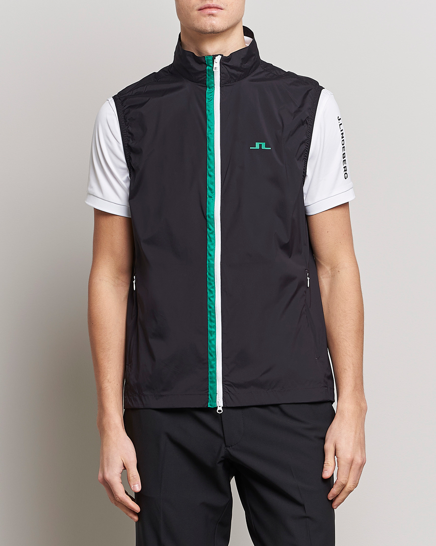 Herre | Vester | J.Lindeberg | Ash Light Packable Vest Rain Forest