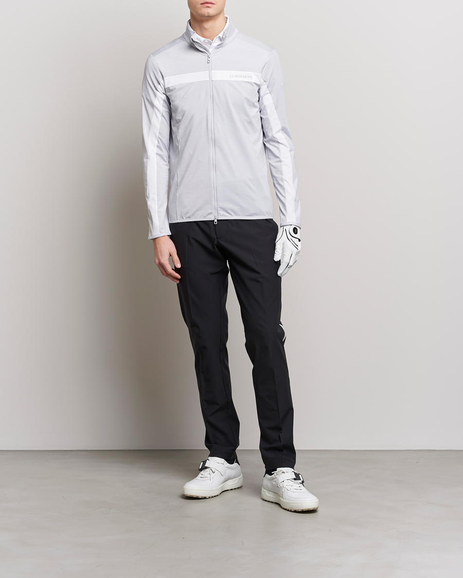 Herre | Bukser | J.Lindeberg | Stuart Stretch Stripe Golf Trouses Black