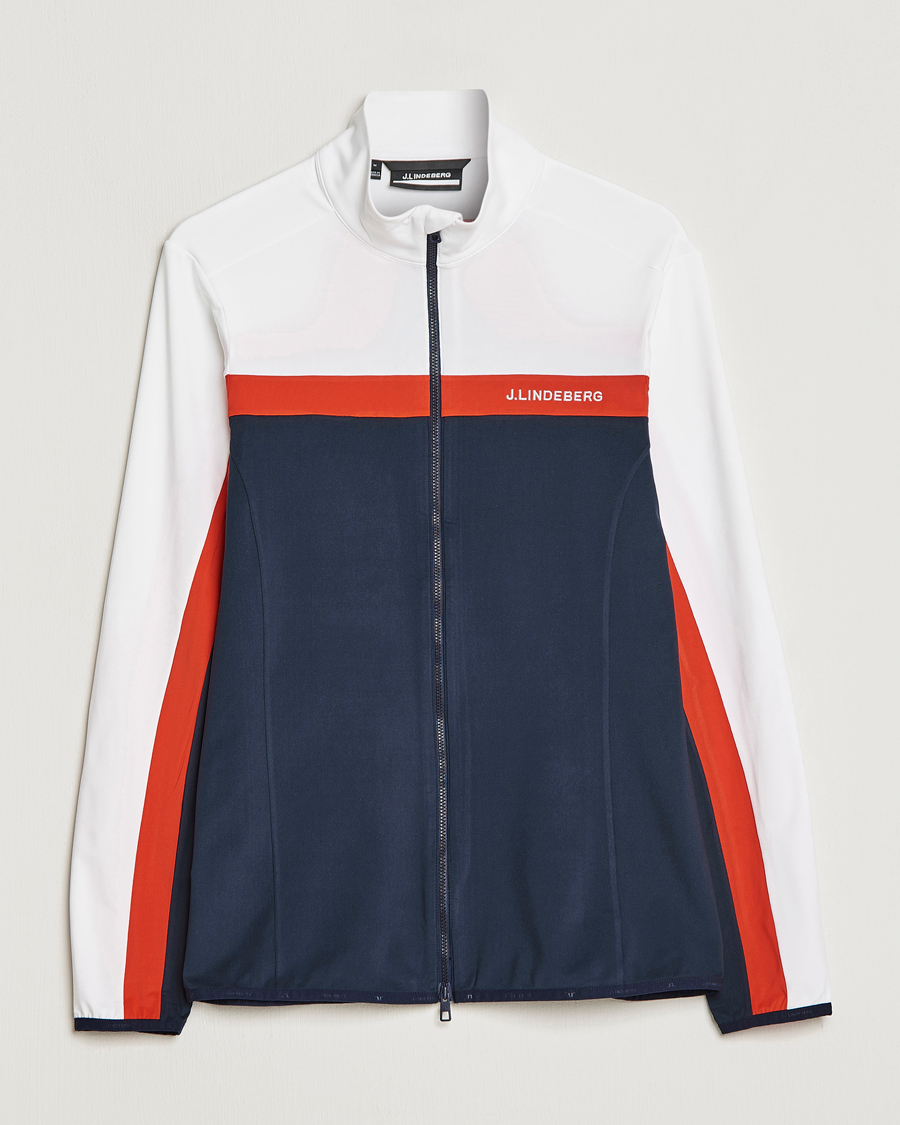 Herre | Gensere | J.Lindeberg | Jarvis Mid Layer Full Zip Navy