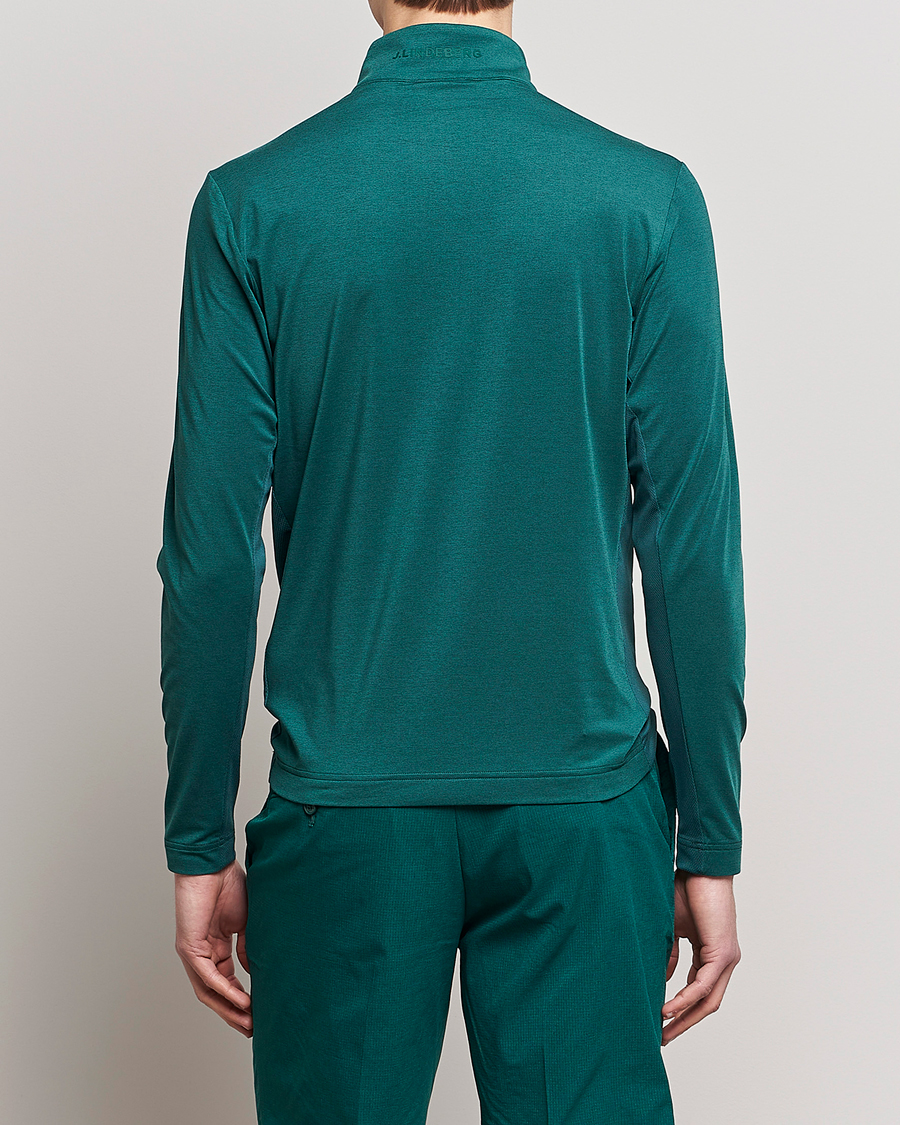 Herre | Gensere | J.Lindeberg | Luke Mid Layer Half Zip Rain Forest Melange