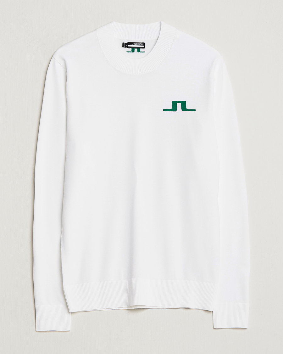 Herre | Gensere | J.Lindeberg | Gus Knitted Sweater White