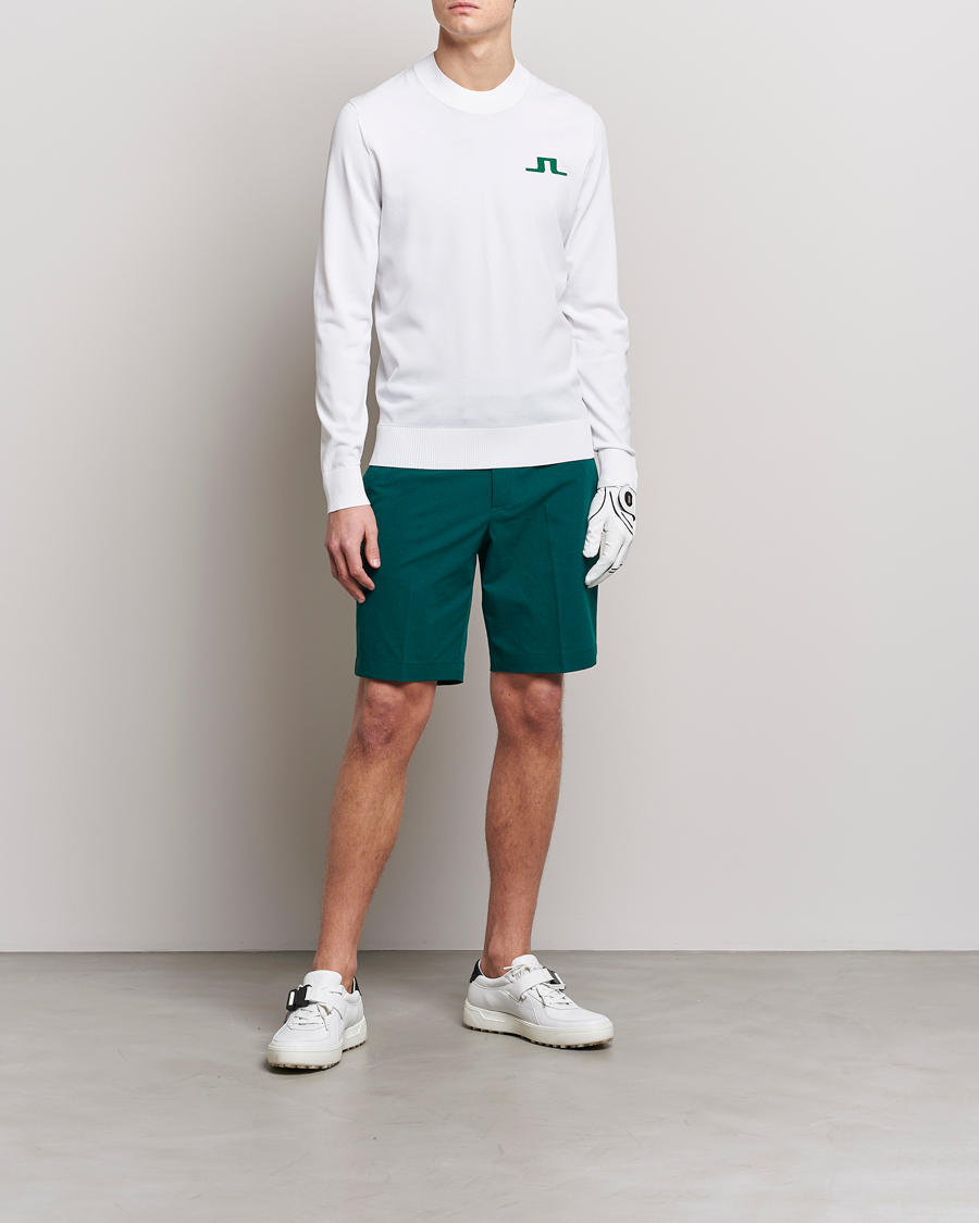 Herre | Gensere | J.Lindeberg | Gus Knitted Sweater White