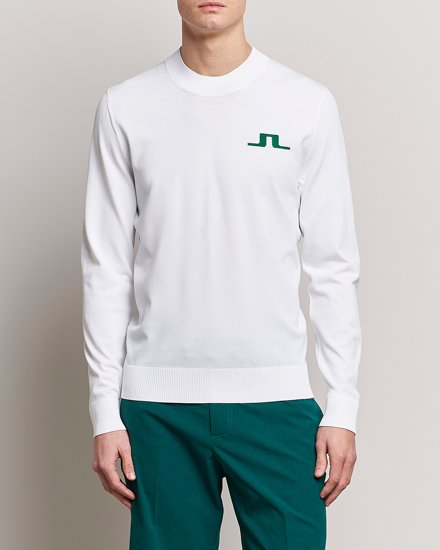 Herre | Gensere | J.Lindeberg | Gus Knitted Sweater White