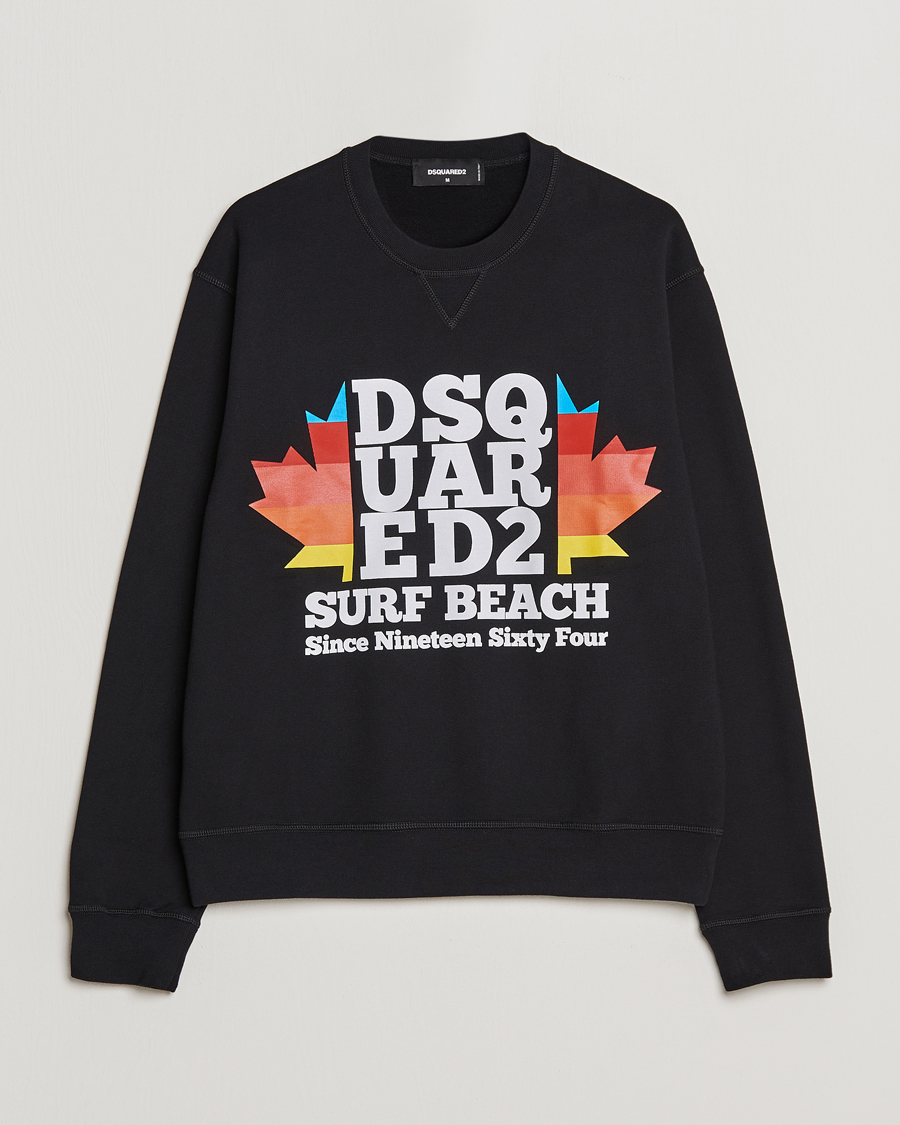 Herre | Gensere | Dsquared2 | Surf Beach Sweatshirt Black