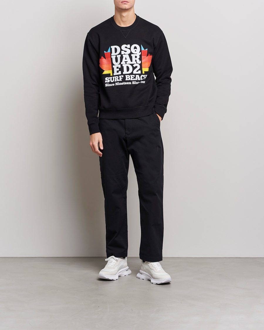 Herre | Gensere | Dsquared2 | Surf Beach Sweatshirt Black