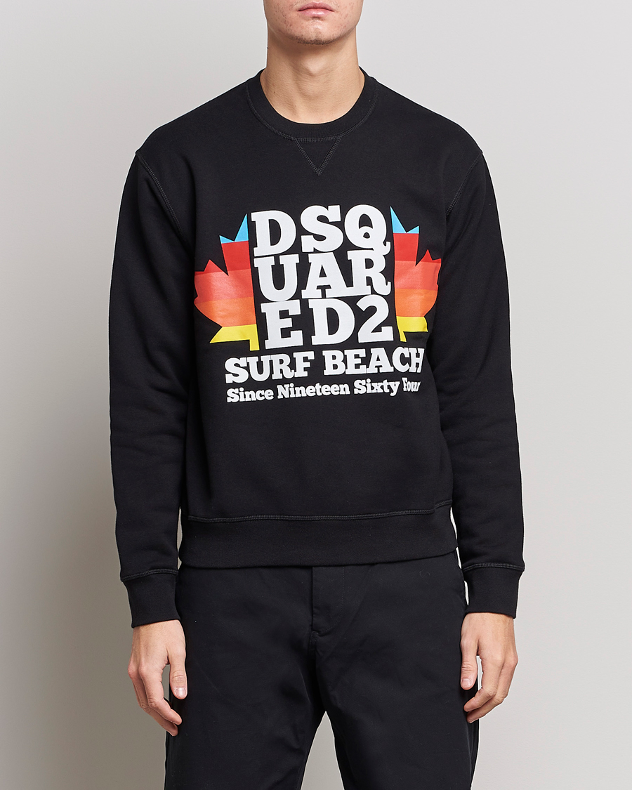 Herre | Dsquared2 | Dsquared2 | Surf Beach Sweatshirt Black