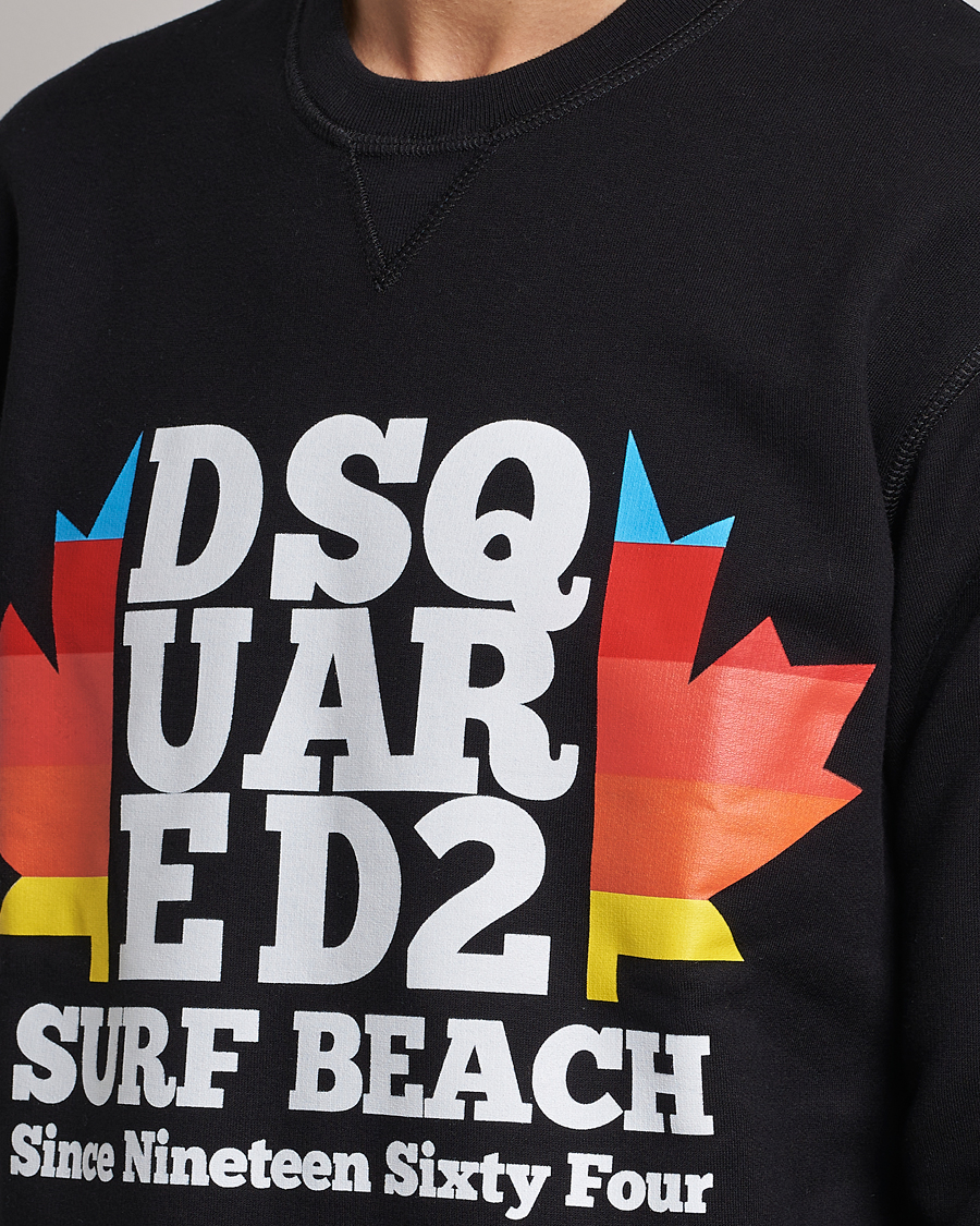 Herre | Gensere | Dsquared2 | Surf Beach Sweatshirt Black