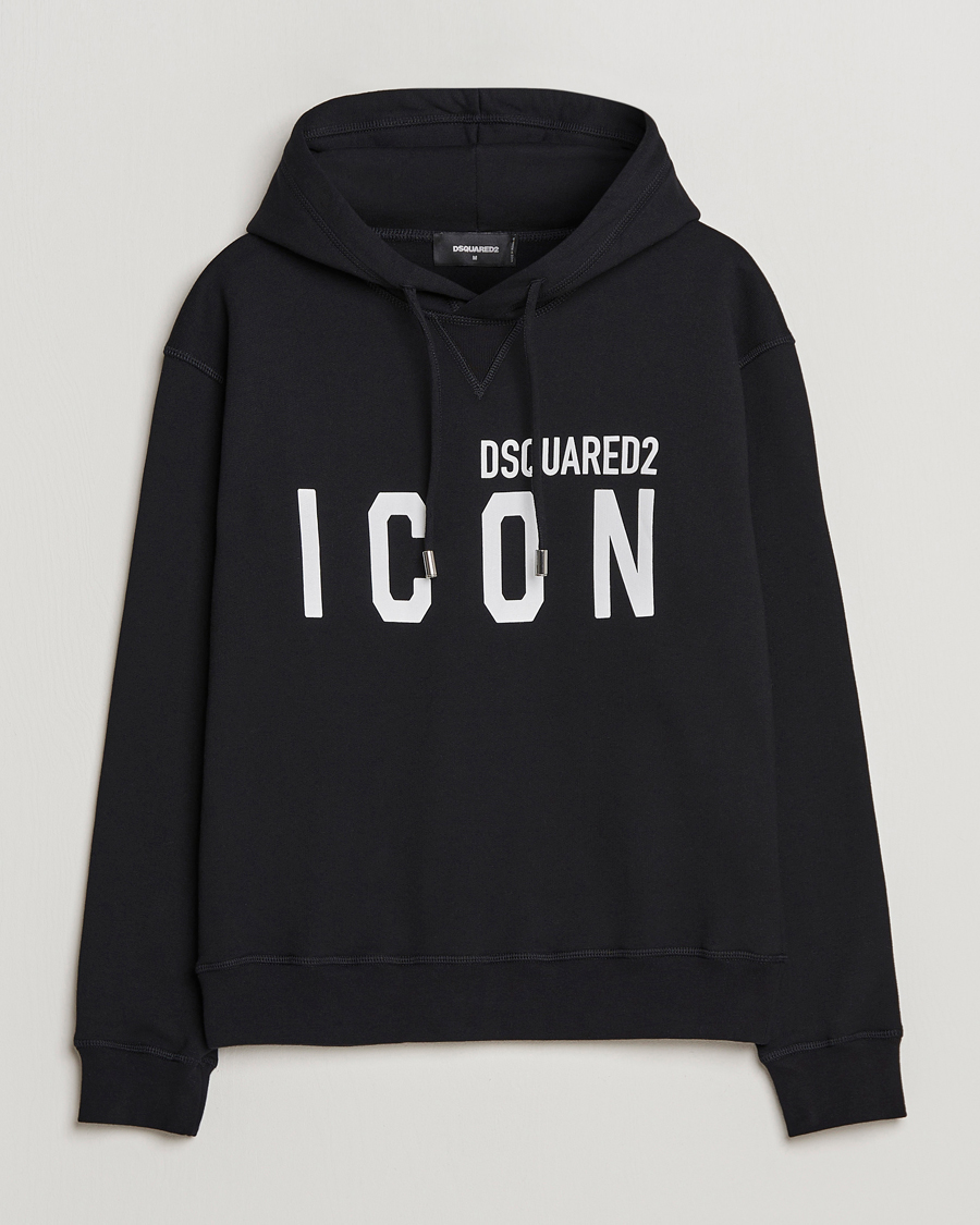 Herre | Gensere | Dsquared2 | Icon Logo Hoodie Black