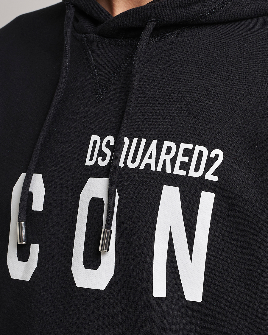 Herre | Gensere | Dsquared2 | Icon Logo Hoodie Black