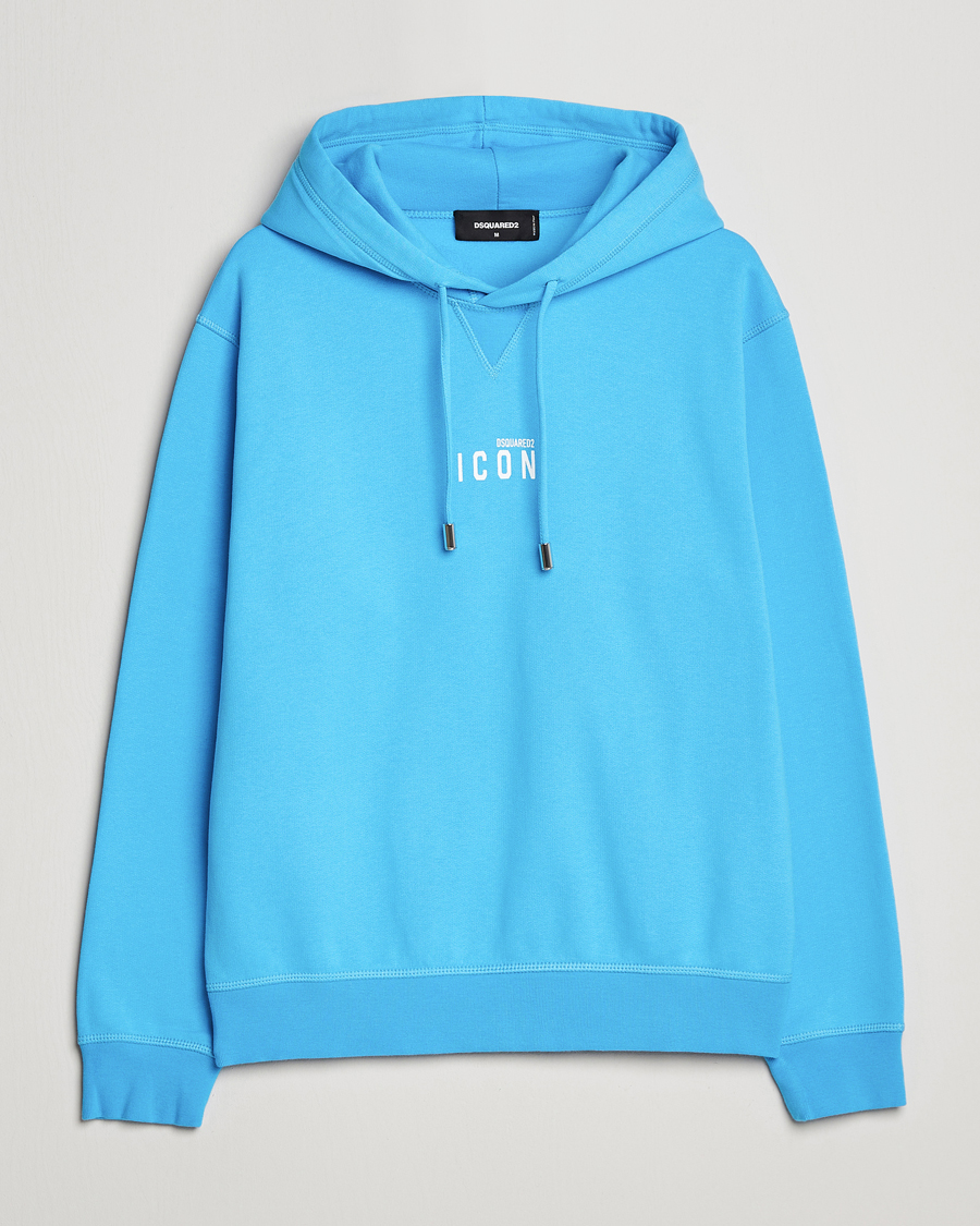 Herre | Gensere | Dsquared2 | Icon small Logo Hoodie Blue Miami