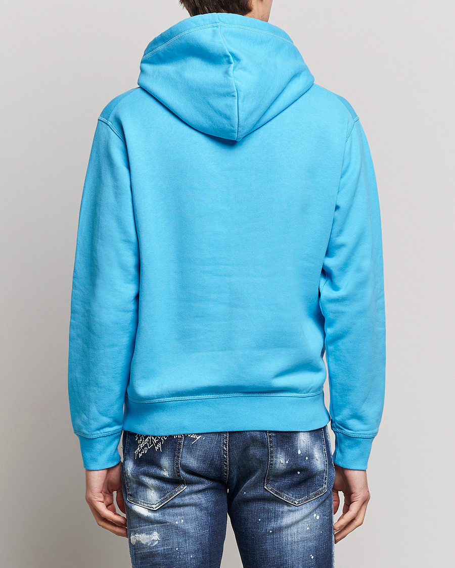 Herre | Gensere | Dsquared2 | Icon small Logo Hoodie Blue Miami