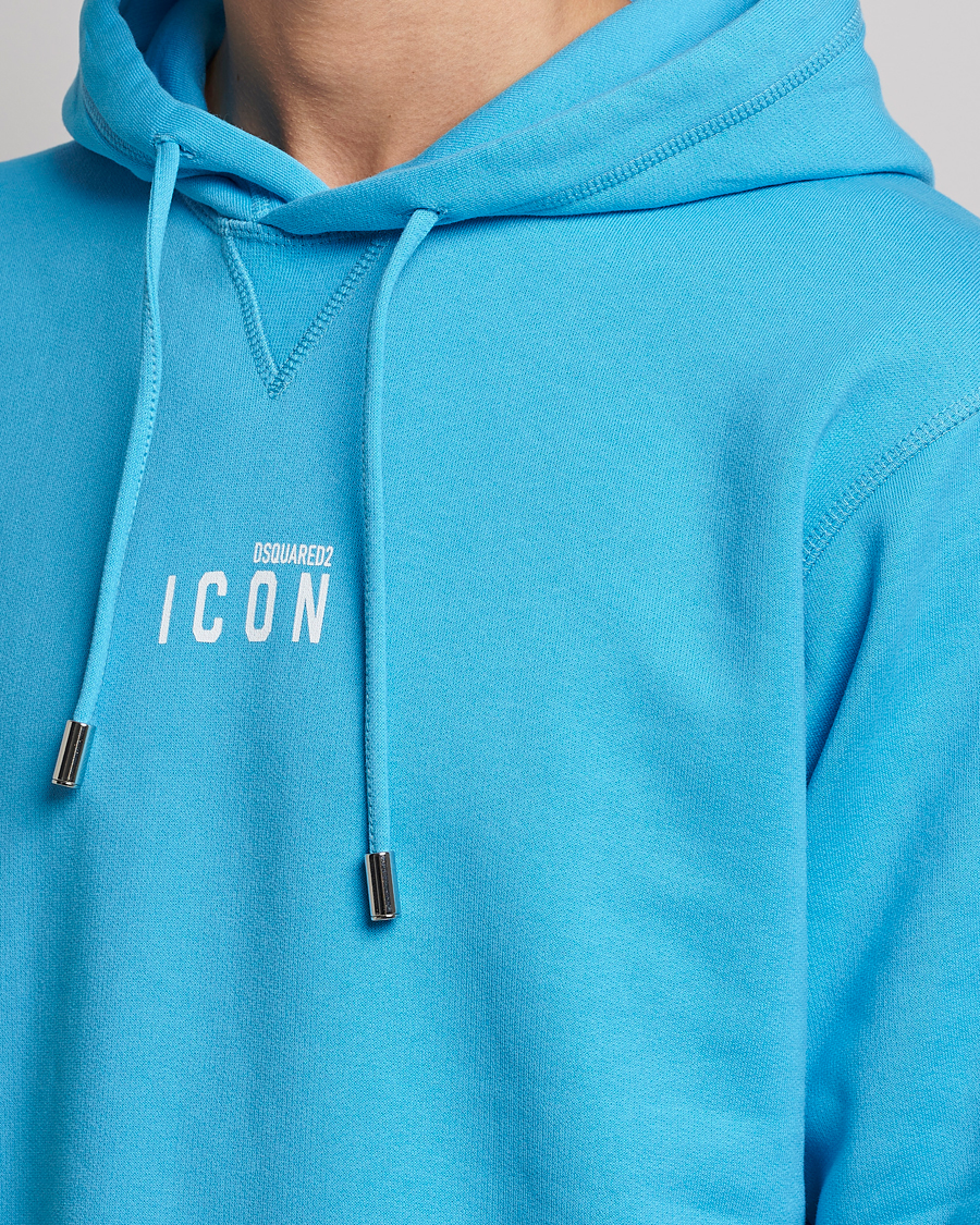 Herre | Gensere | Dsquared2 | Icon small Logo Hoodie Blue Miami