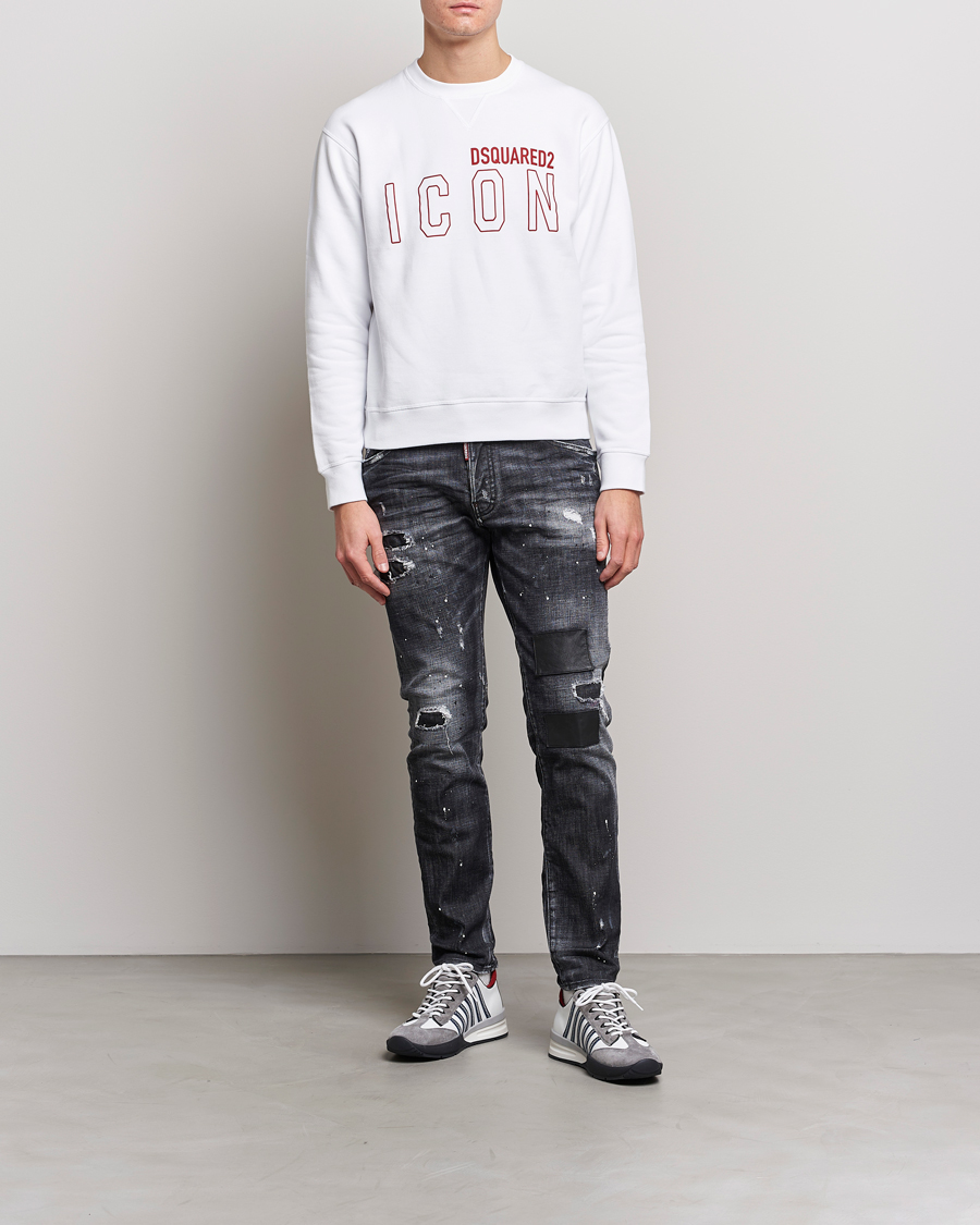 Herre | Jeans | Dsquared2 | Skater Jeans Medium Black Wash