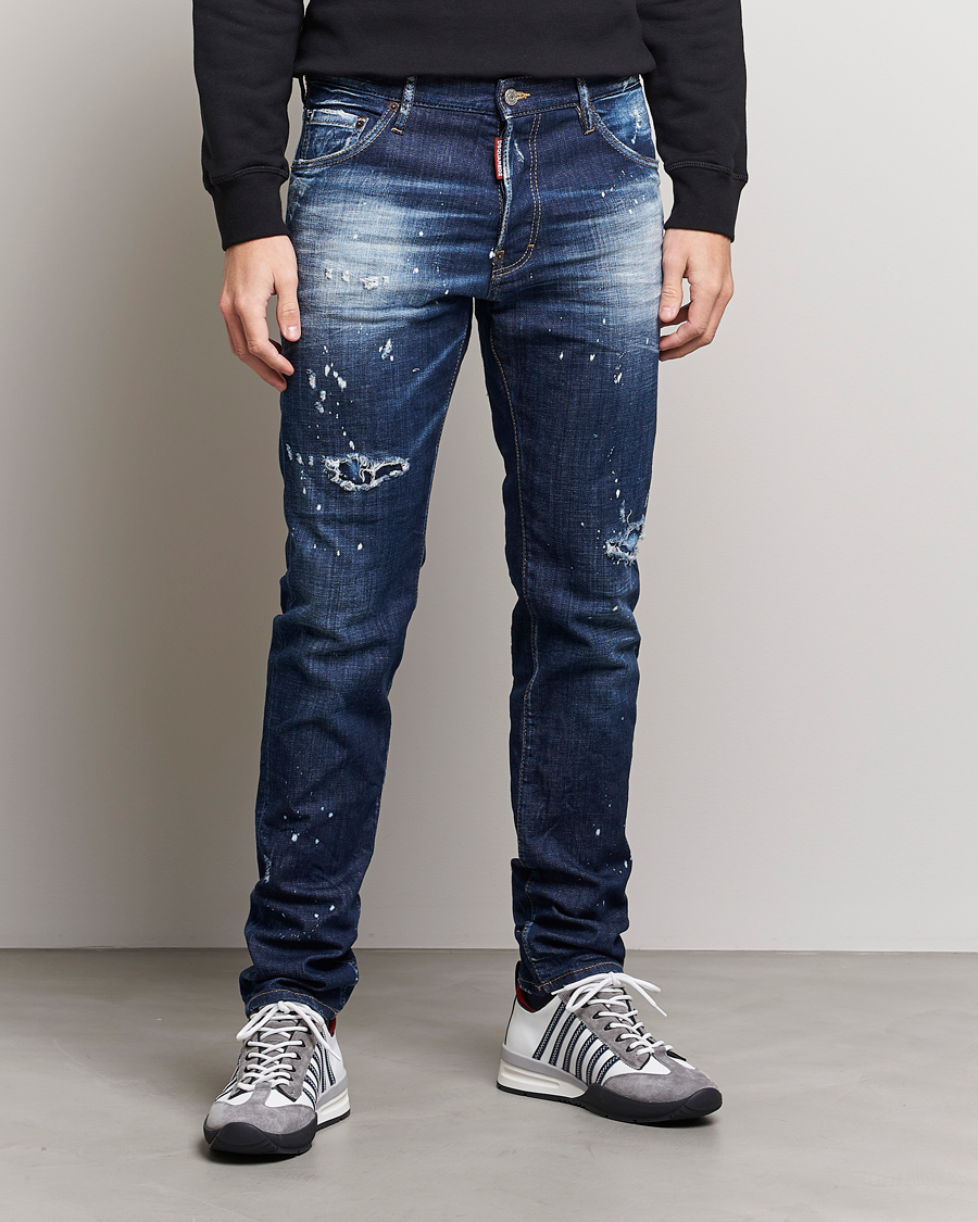 Herre | Slim fit | Dsquared2 | Cool Guy Jeans Dark Blue Wash