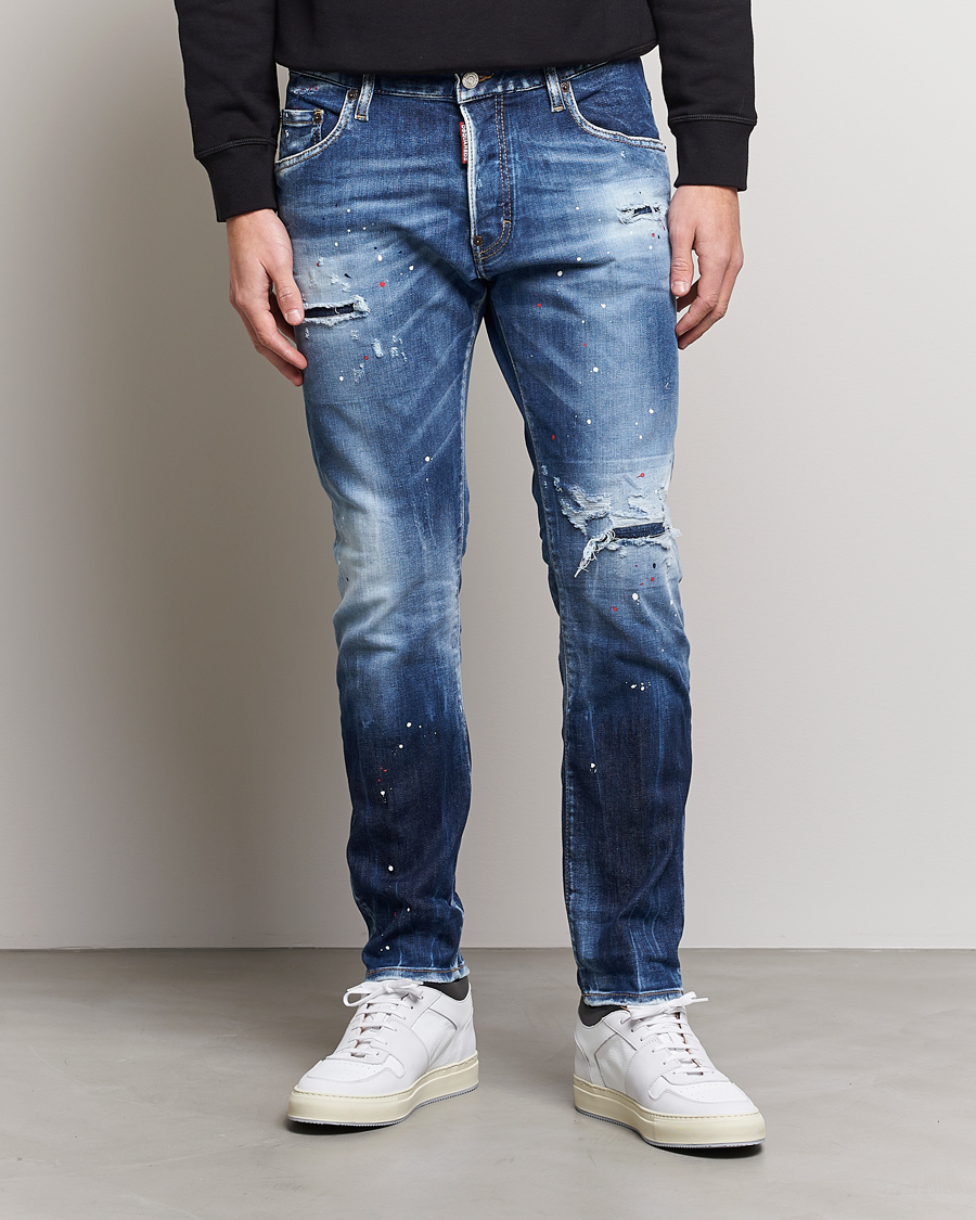 Herre | Luxury Brands | Dsquared2 | Cool Guy Jeans Deep Blue Wash