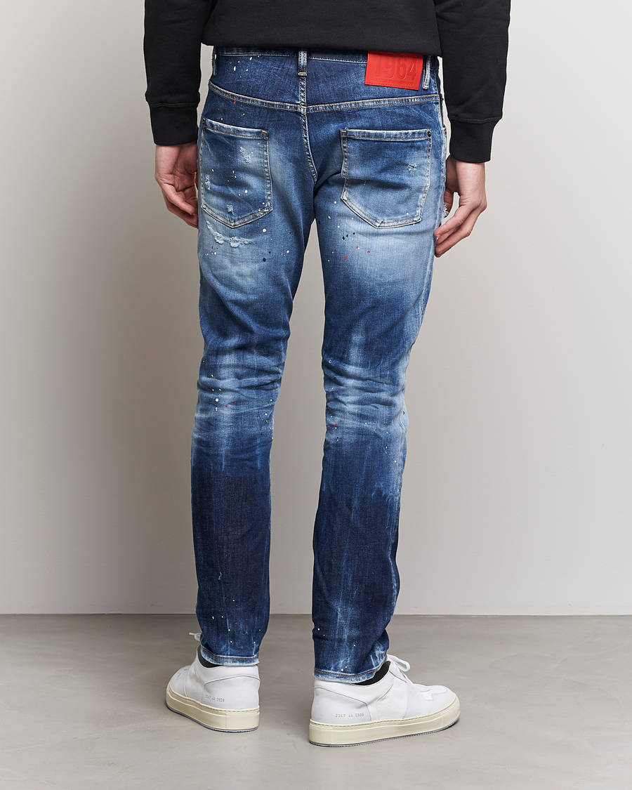 Herre | Jeans | Dsquared2 | Skater Jeans Deep Blue Wash
