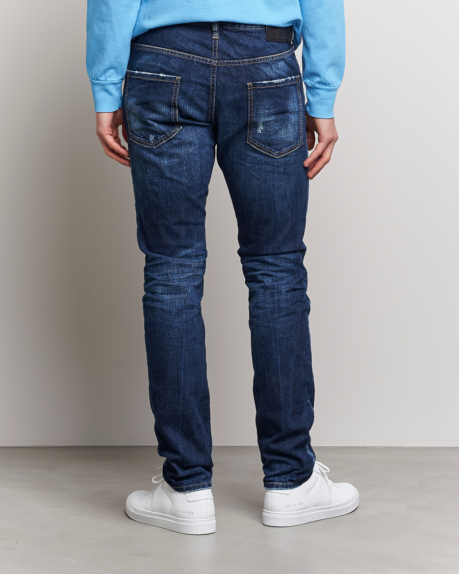 Herre | Jeans | Dsquared2 | Skater Jeans Dark Blue Wash