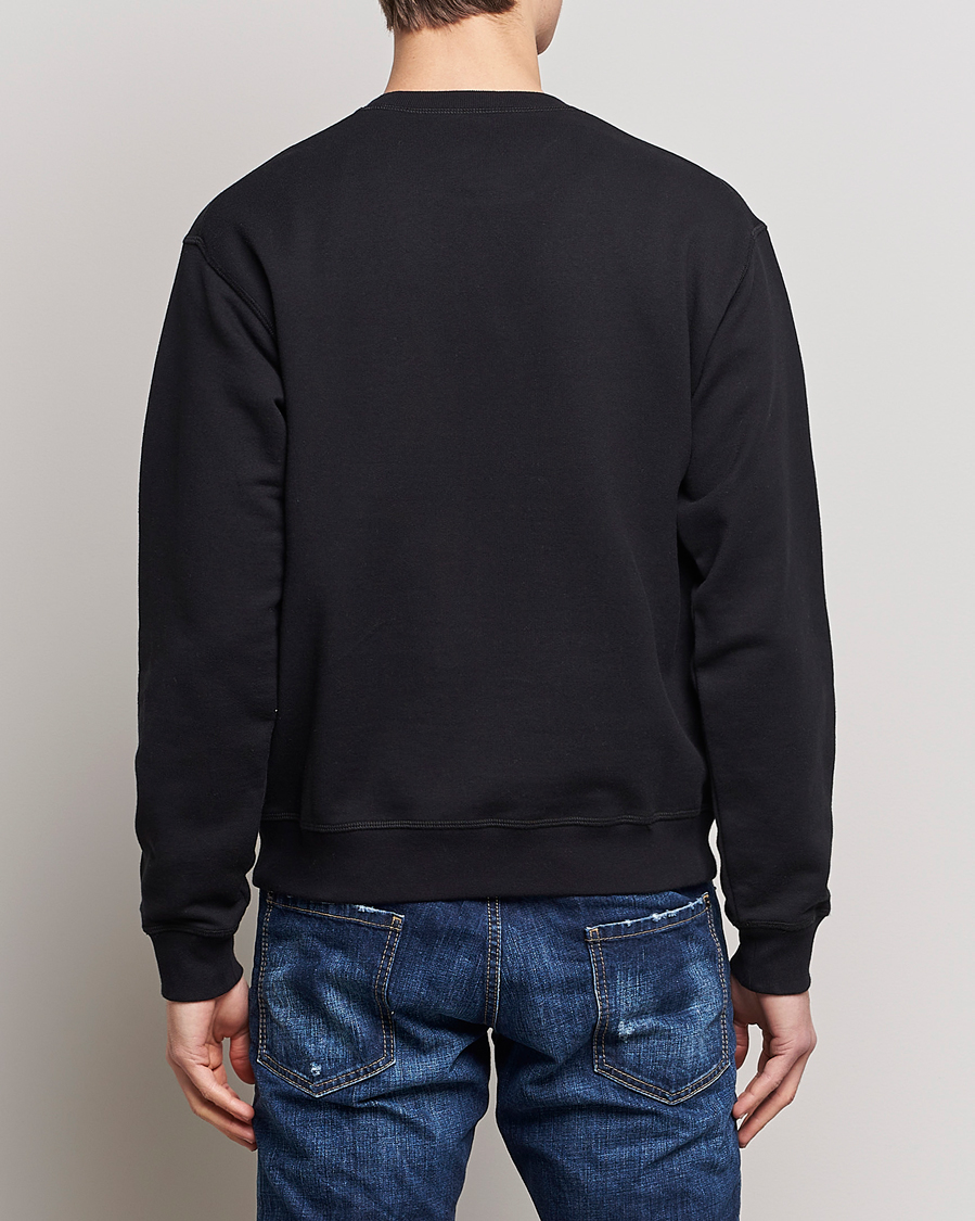 Herre | Gensere | Dsquared2 | Printed Cotton Sweatshirt Black