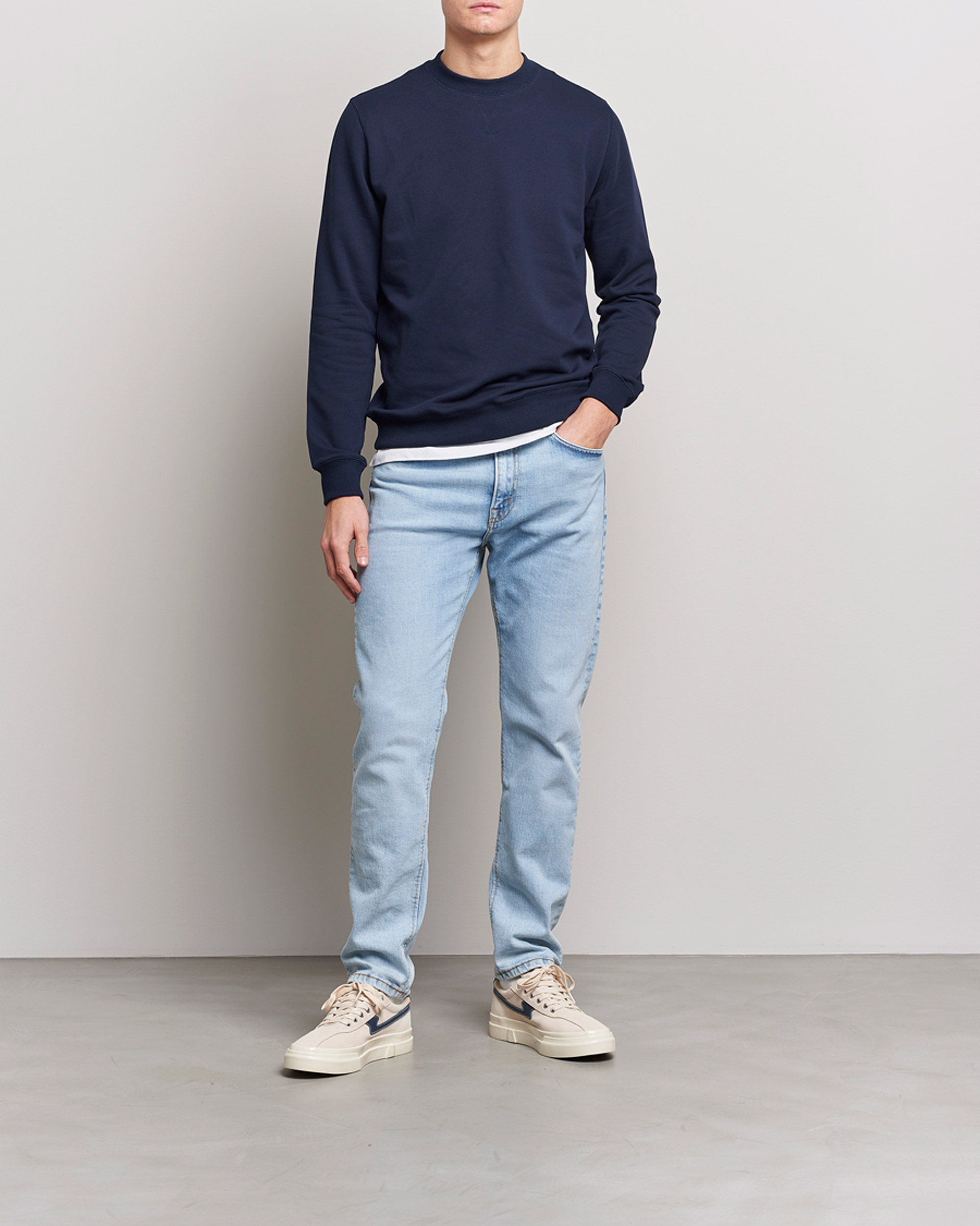 Herre | Jeans | Jeanerica | TM005 Tapered Jeans Moda Blue