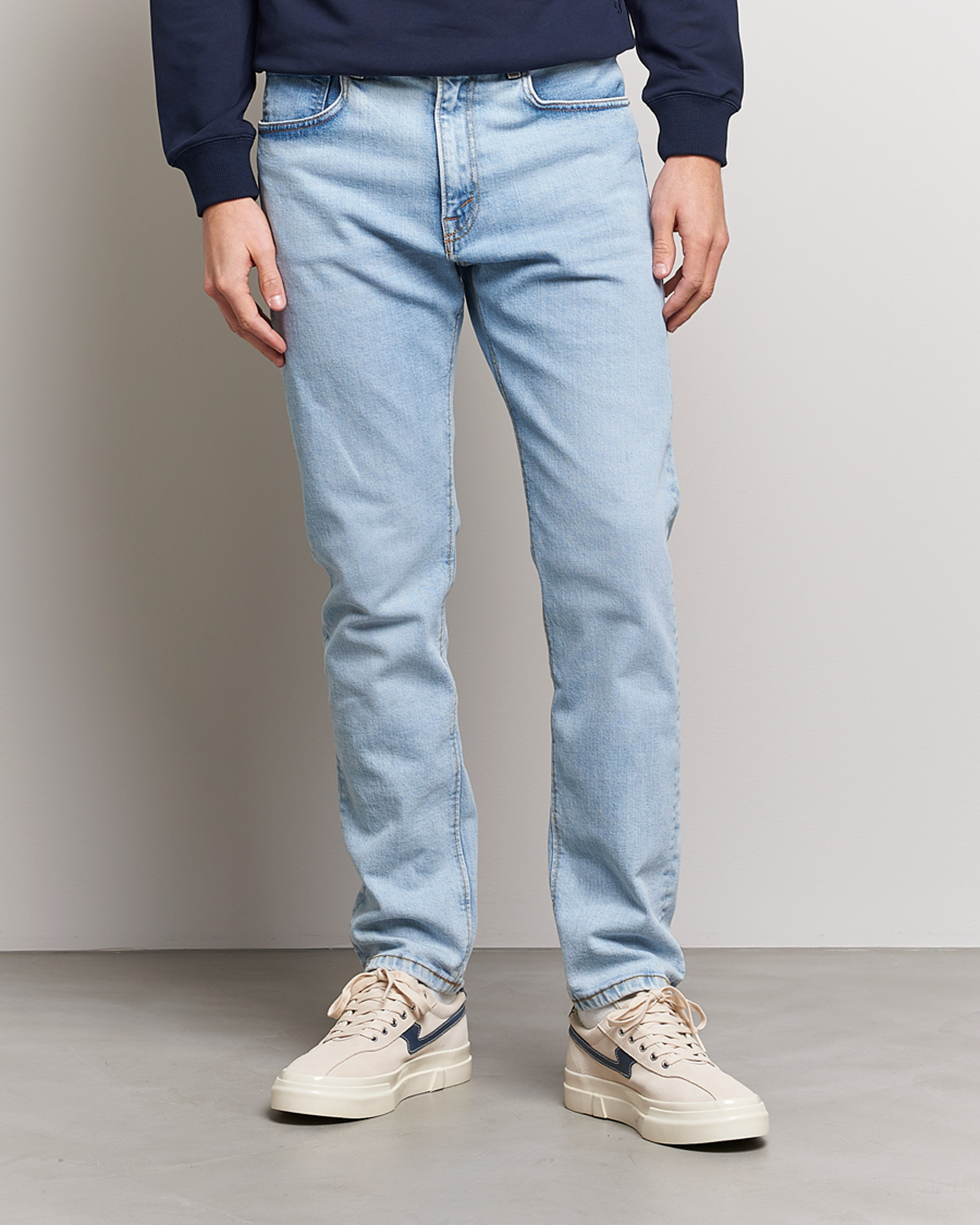 Herre | Tapered fit | Jeanerica | TM005 Tapered Jeans Moda Blue