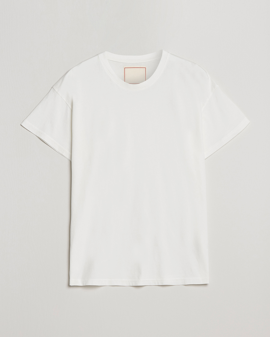 Herre | T-Shirts | Jeanerica | Marcel Crew Neck T-Shirt White